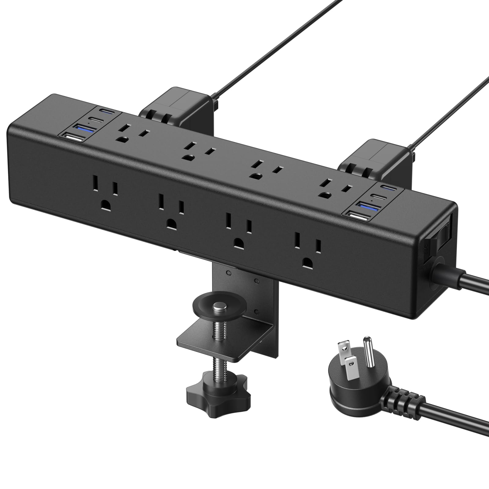 Amazon.com: CCCEI 45W Per Side USB-C Desktop Outlet Station, Clamp